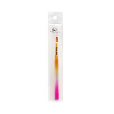 Beveled gel brush, #8