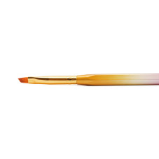 Beveled gel brush, #6