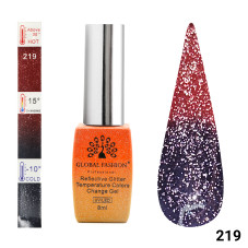 Gel polish Thermo, Temperature Color Change Disco 8 ml, 219