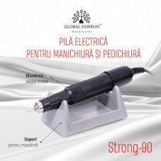 Pla electrica manichiura, Strong-90, 65W, 35000 rpm