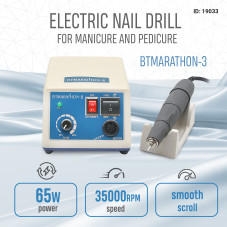 Manicure and pedicure machine 35000 rpm 65 watt BtMarathon Escort III