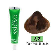 Краска для волос Cadiss 7/2 Dark Matt Blonde