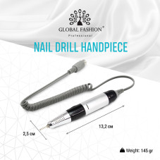 Spare handle for manicure drill 25000 revolutions, black