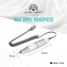 Spare handle for manicure drill 25000 turns, white