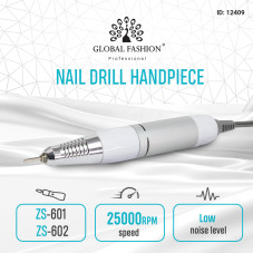 Spare handle for manicure drill 25000 turns, white