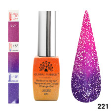 Gel polish Thermo, Temperature Color Change Disco 8 ml, 221