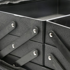 Bag suitcase for cosmetics, color black