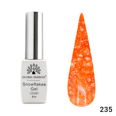 Snowflakes gel polish 8 ml, 235