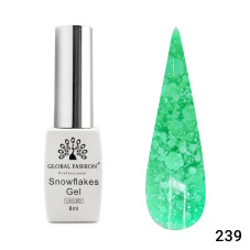 Snowflakes gel polish 8 ml, 239