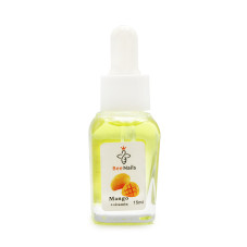 Ulei de cuticule uscate cu pipetă cu aromă de mango, Bee Nails, 15 ml