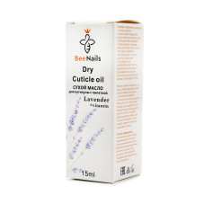 Dry cuticle oil with a lavender-scented pipette, Bee Nails, 15 ml Dry cuticle oil with a lavender-scented pipette, Bee Nails, 15 ml