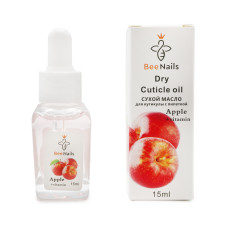 Ulei de cuticule uscat cu pipetă cu aromă de mere, Bee Nails, 15 ml