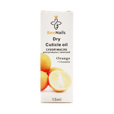 Dry cuticle oil with an orange-scented pipette, Bee Nails, 15 ml