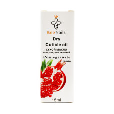Dry cuticle oil with a pomegranate-scented pipette, Bee Nails, 15 ml Dry cuticle oil with a pomegranate-scented pipette, Bee Nails, 15 ml