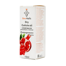 Dry cuticle oil with a pomegranate-scented pipette, Bee Nails, 15 ml Dry cuticle oil with a pomegranate-scented pipette, Bee Nails, 15 ml