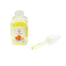 Ulei de cuticule uscate cu pipetă cu aromă de portocale, Bee Nails, 30 ml