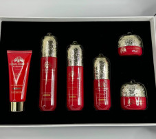 Facial Cream Set 6 in 1 with Vitamin E, Red Pomegranate ANTI-AGING