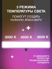 Лампа бестеневая настольная SMD 318LED 30W, white