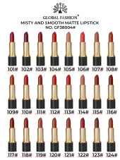 Mist and Smooth Global Fashion Matte Lipstick, GF38004 #105 Mist and Smooth Global Fashion Matte Lipstick, GF38004 #105