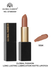 Long Lasting Global Fashion Matte Lipstick, GF38005 #105