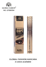 Global Fashion Mascara Magic Curl, GF38015, #01 Global Fashion Mascara Magic Curl, GF38015, #01