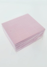 Sanding buffs set 100 pcs, 100/180, light pink