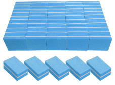 Set of sanding buffs 100 pcs, 100/180, blue