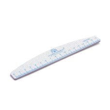Nail file with ruler, 180/240, blue, 1 piece