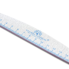 Nail file with ruler, 180/240, blue, 1 piece