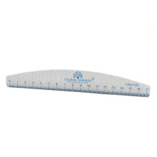 Nail file with ruler, 150/150, blue, 1 piece