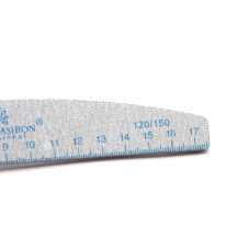 Пилочка для ногтей с линейкой, 120/150, blue, 1 шт