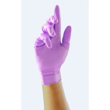 Nitrile gloves, lilac, AMPri, L 100 pcs.