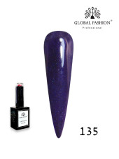 Гель лак Global Fashion, Gel polish 15 ml, 135