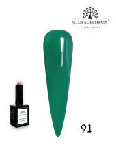 Gel polish Global Fashion, Gel polish 15 ml, 91