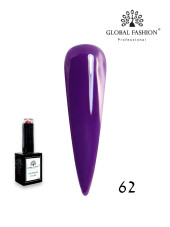 Гель лак Global Fashion, Gel polish 15 ml, 62