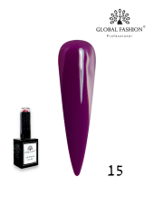 Gel polish Global Fashion, Gel polish 15 ml, 15