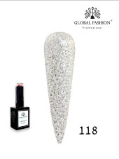 Gel polish Global Fashion, Gel polish 15 ml, 118