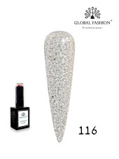 Гель лак Global Fashion, Gel polish 15 ml, 116