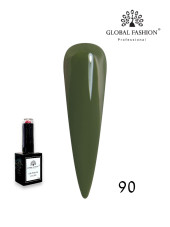 Гель лак Global Fashion, Gel polish 15 ml, 90