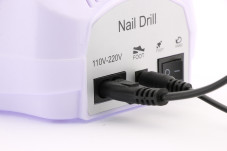 Апарат для манікюру і педикюру BEE NAILS, 202D, з дисплеєм, 65w, 45000 об, білий