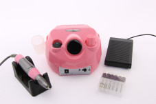 Manicure and pedicure machine BEE NAILS, 202D, with display, 65w, 45000 rpm, pink