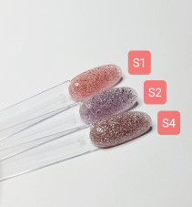 Poly-gel Bee Nails с глиттером #S01, 30г