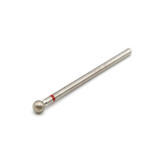Duză de diamant pentru cuticulă, sferă, brâu roșu 001 / 040R