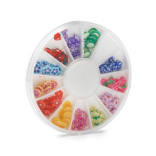 Decor pentru unghii, fimo, diferite forme 03