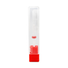 Duză din ceramică pentru cuticulă,  brâu roșu, F Small Round V L (C)