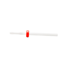 Duză din ceramică pentru cuticulă,  brâu roșu, F Small Round V L (C)