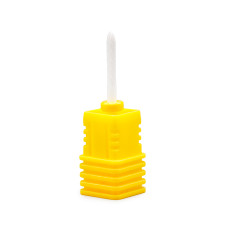 Duză din ceramică pentru cuticulă,  brâu galben, 600036