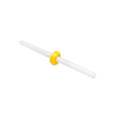 Duză din ceramică pentru cuticulă,  brâu galben, 600036