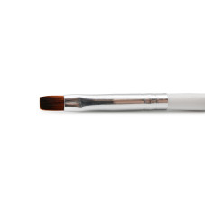 Set pensule unghii, pentru pictura pe unghii, B-2, 12 buc, culoare alba