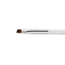 Set pensule unghii, pentru pictura pe unghii, B-2, 12 buc, culoare alba